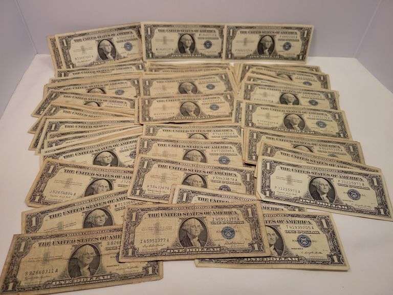 1957's $1 US Silver Certificates (100)