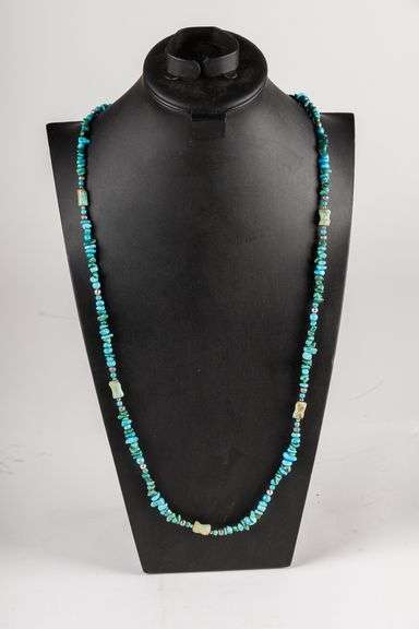 Designer Carolyn Pollack Relios Sterling Silver and Turquoise Necklace