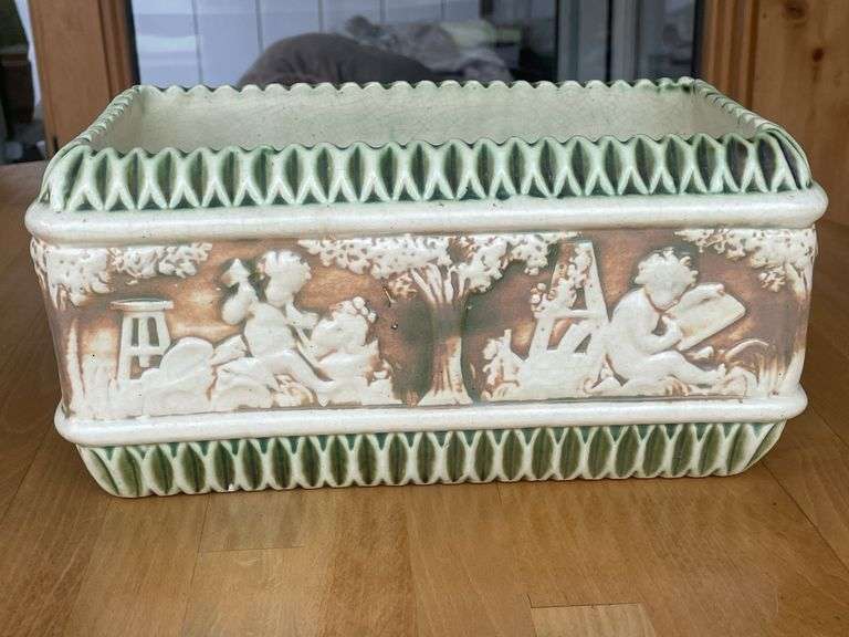 Roseville Donatello Window Box Planter – 6" x 12" x 4"