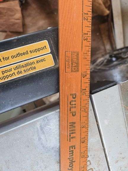 Vintage Mead paper 48 inch ruler - Auction Ohio