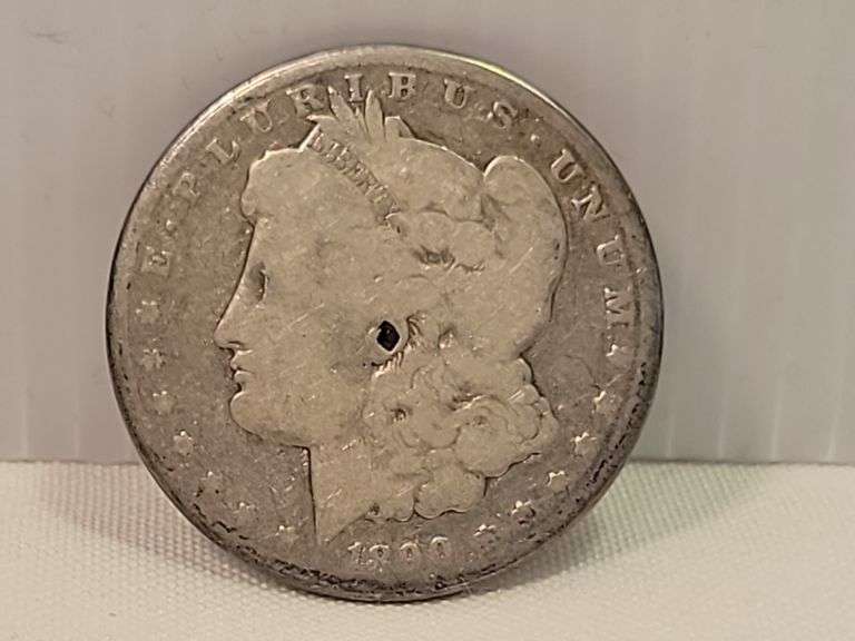 1890-CC Morgan Silver Dollar-AG