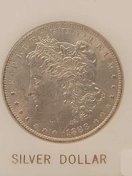 1888-O Morgan Silver Dollar - AU