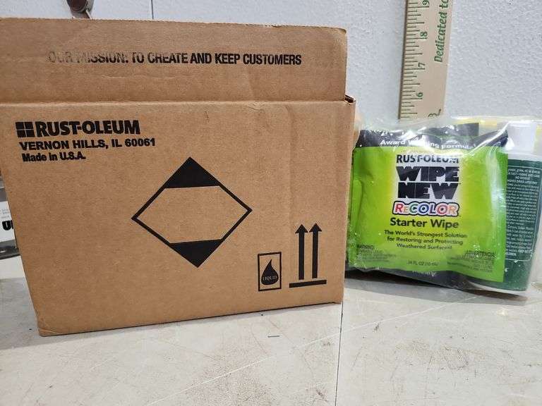 Rust-Oleum Wipe New Recolor Starter Wipe Kit - Auction Ohio