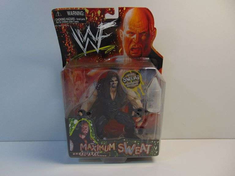 New 1999 Jakks Pacific Maximum Sweat Kane Undertaker Lor Of Darkness Action Figure