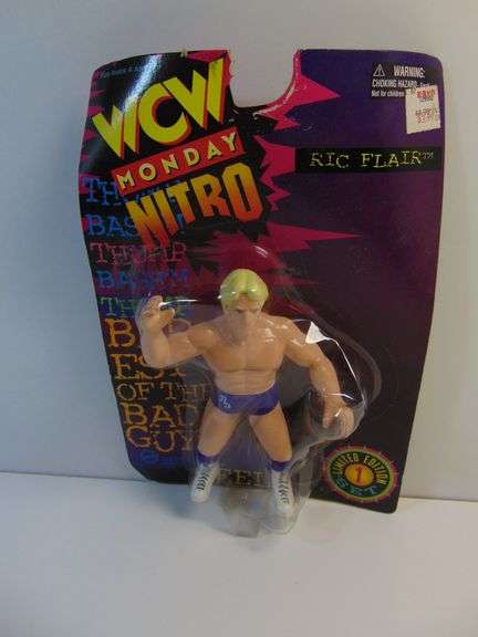 New 1997 Toymakers World Championship Wrestling Ric Flair Action Figure