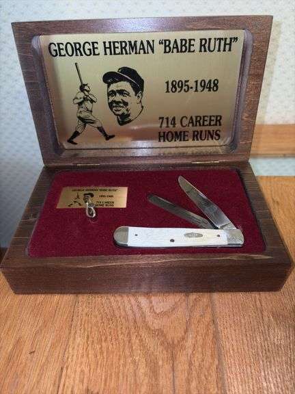 Limited Edition Case XX Babe Ruth Folding Knife - Auction Ohio
