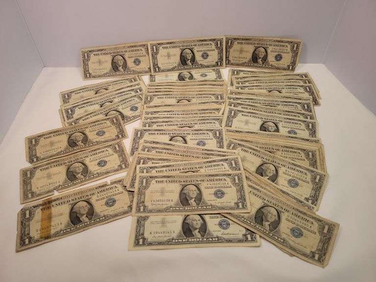 1957's $1 US Silver Certificates (100)