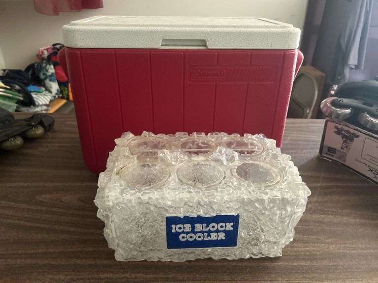 Coleman Cooler & Ice Block Cooler