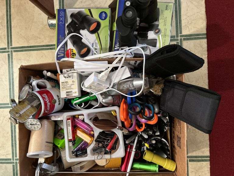 Misc. Office Supplies & Binoculars