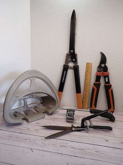 Suncast Hose Hangout - Fiscars Shears - Black & Decker Branch Loppers - Craftsman Trimmers - Weed Fork