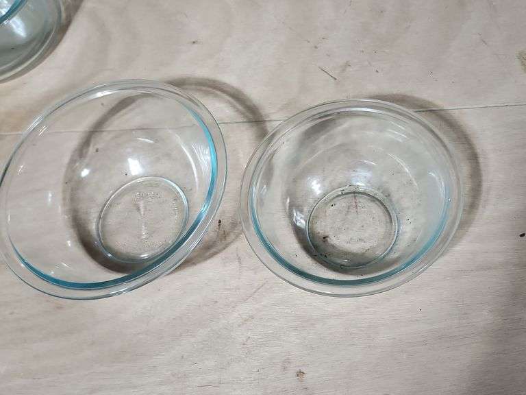Two Pyrex Mixing Bowls