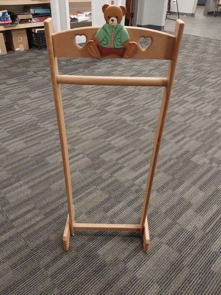 Children’s Wooden Quilt or Towel Rack – Teddy Bear Design – Needs ...