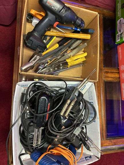 Solder Guns, Wrenches, Drill, etc.