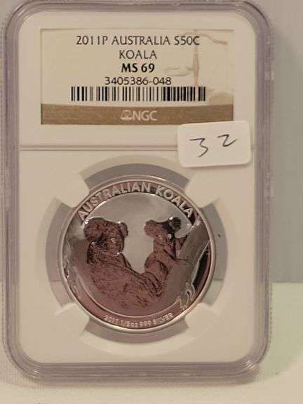 2011-P Australia 50c Silver Koala