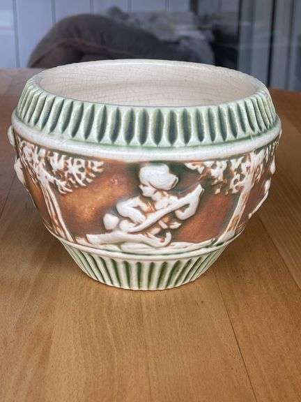 Roseville Donatello Jardiniere – #575 – 4" H –