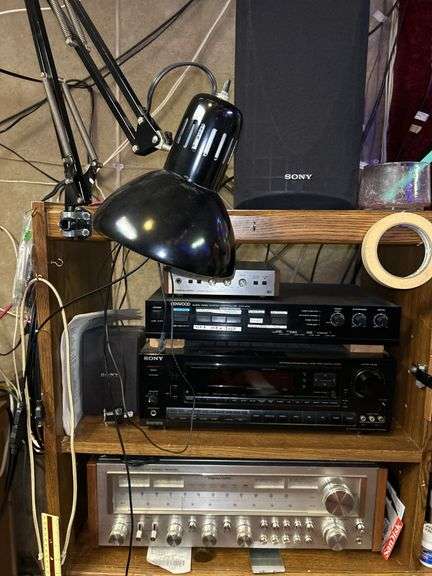 Sony Receiver & speaker, Realistic Receiver, & Kenwood Audio Controller