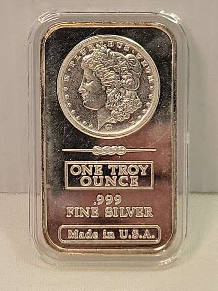 Morgan Replica 1ozt Silver Bar