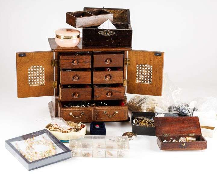 Large Collection of Costume Jewelry and Accessories