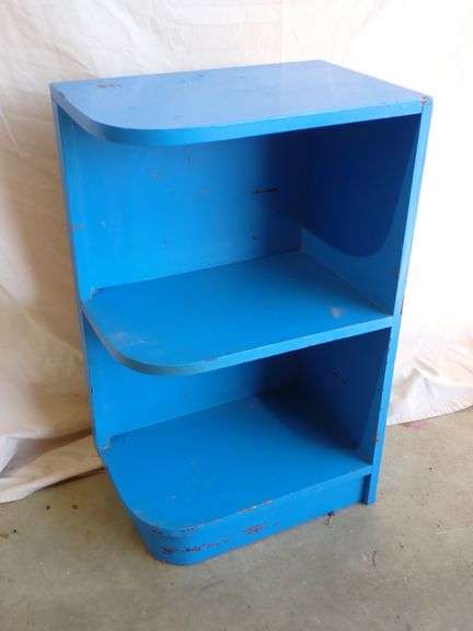 1950s era Barn Find - Equine Equipment Stand for a corner. Rounded edge.