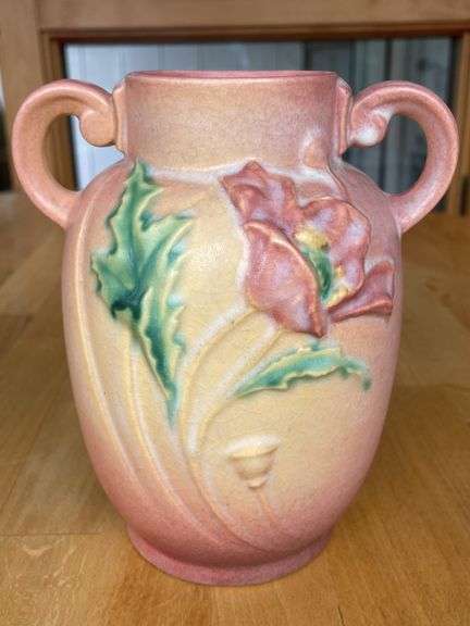 Roseville Poppy Vase – #867-6