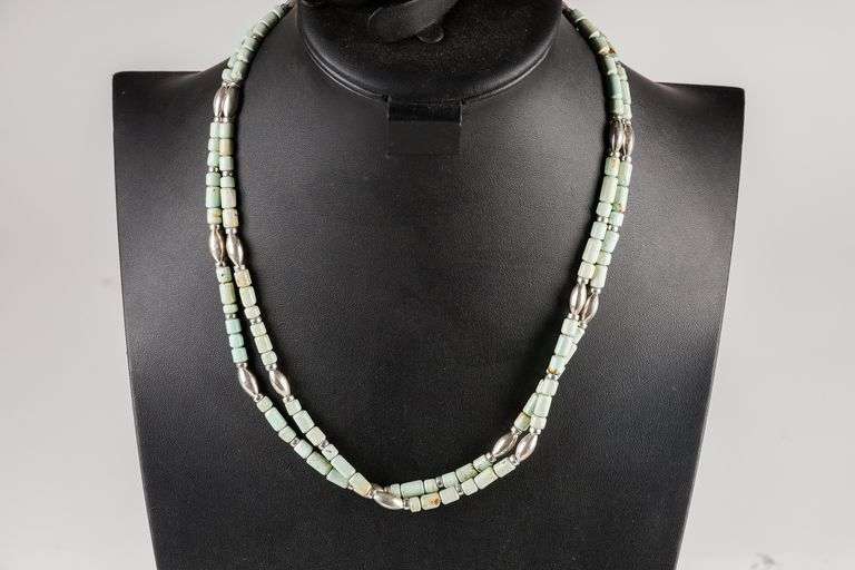 Sterling Silver and Turquoise Necklace