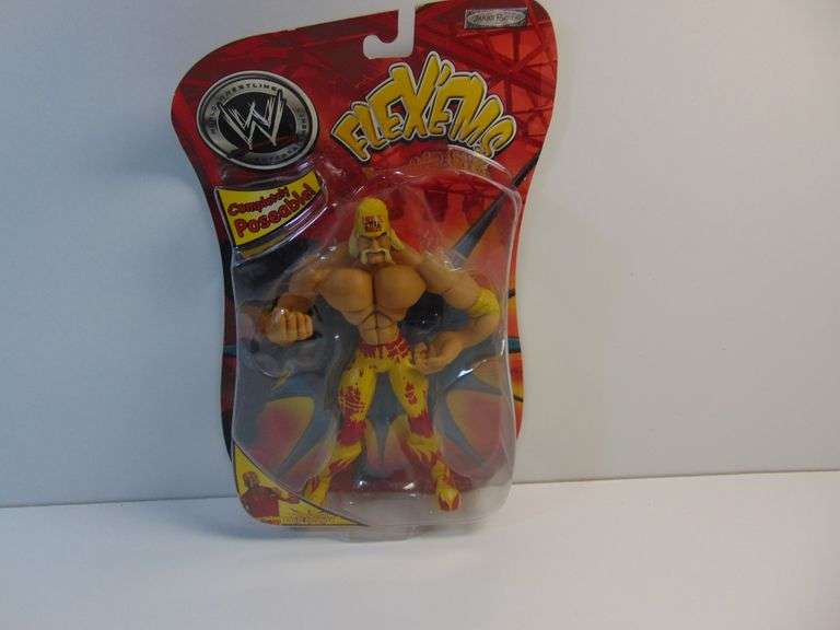 New 2002 Jakks Pacific Flexems Hollywood Hulk Hogan Action Figure