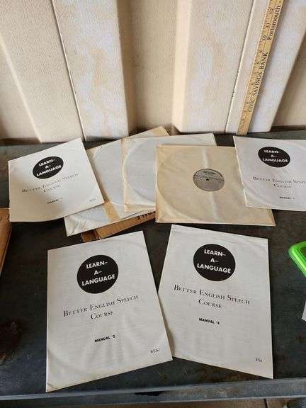 4 Record Set Of Speak English Better