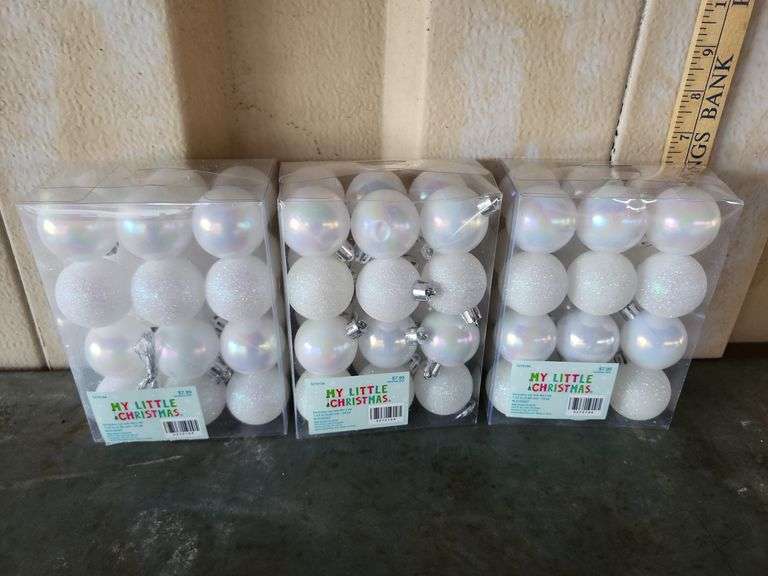 3 Packs Of 24 My Little Christmas Ornaments