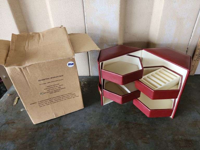 Geometric Jewelry Box New In Box
