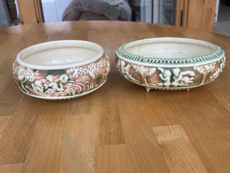 Roseville Donatello Bowl – #53-6 – Blue Stamp