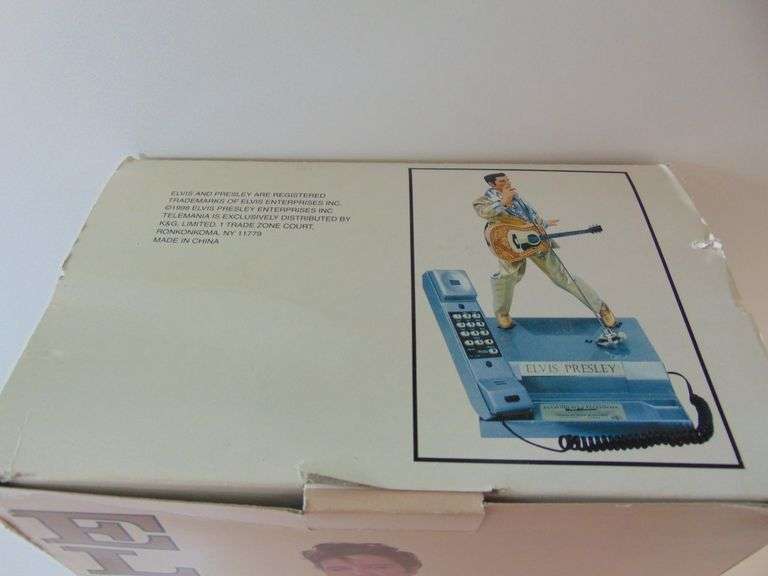 New Vintage 1998 Elvis Singing & Dancing Telephone