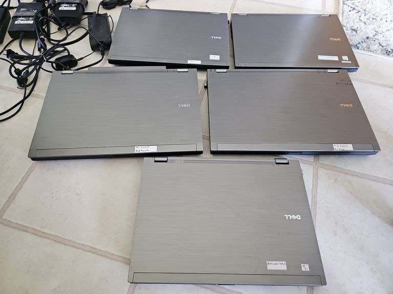 5 Dell Laptops