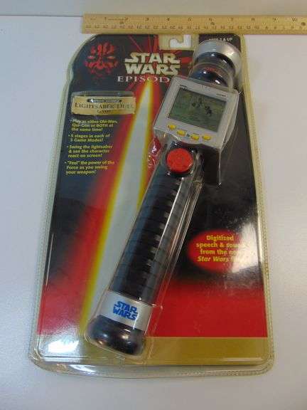 New Tiger Electronics Star Wars Episode 1 Lightsaber Duel Game