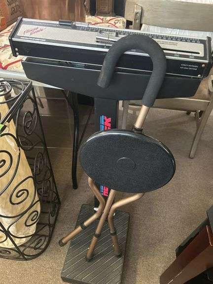 Fitness Scale & Folding Cane Chair