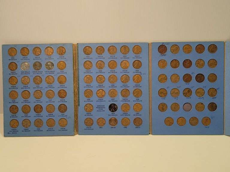 Lincoln Cent Collection-Circ to Unc