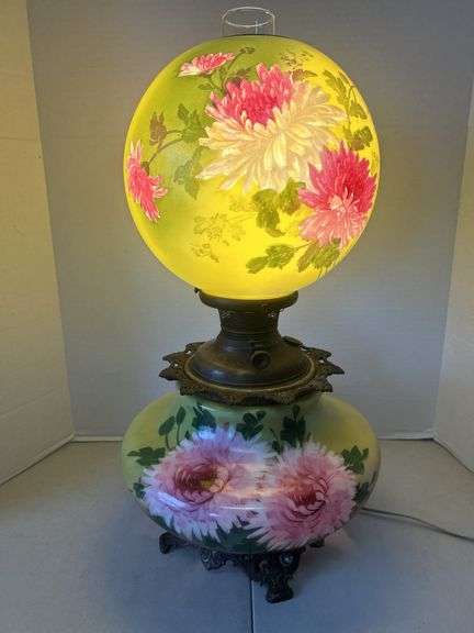Antique Victorian Parlor Lamp