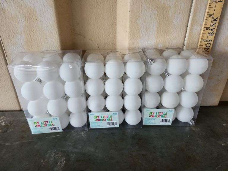 3 Packs Of 24 My Little Christmas Ornaments