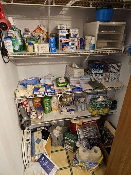 Bath Closet Contents