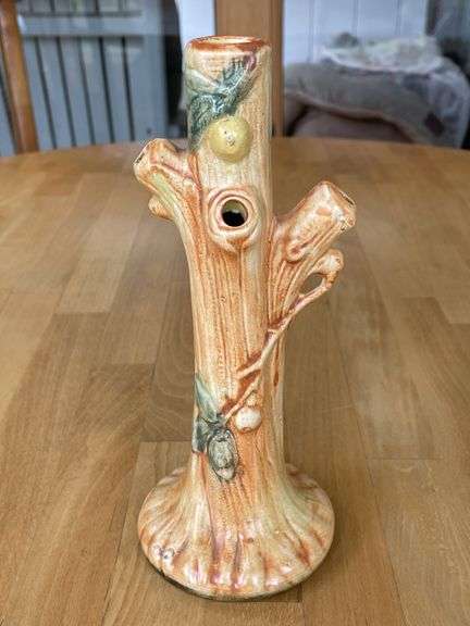 Weller Apple Tree Bud Vase – 8.5" H – Unmarked – 1920s