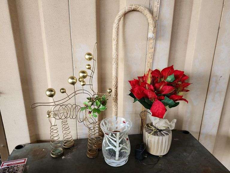 Springy Deer, Vase, Fiber Optic Poinsettia & More