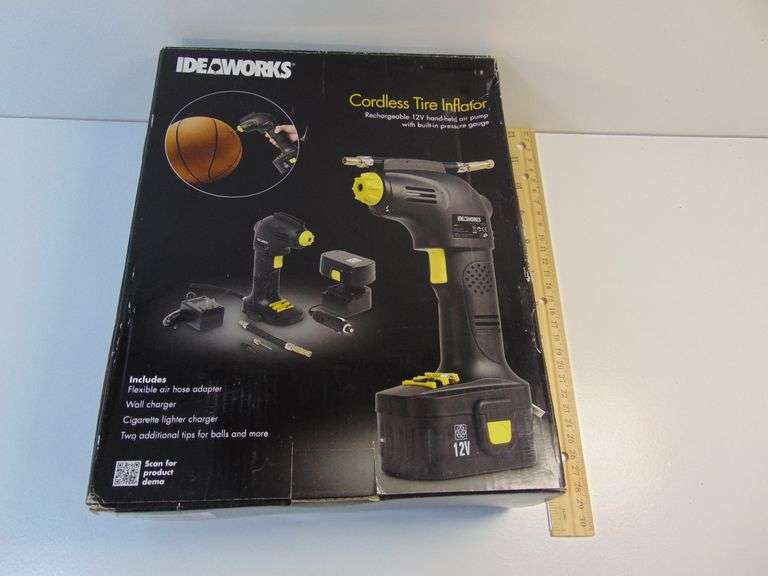 New Idealworks Cordless Tire Inflator