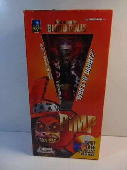 New Blood Dolls Pimp Figure "Who's Yo Daddy?" New In Box 2001 Full Moon Toys