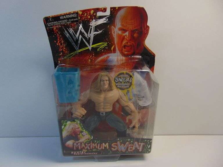 New 1999 Jakks Pacific Maximum Sweat Hunter Hearst-Hemsley Action Figure
