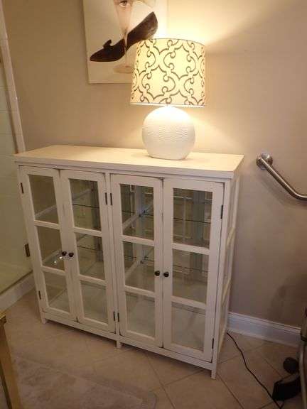 Coaster Home Furnishings Sable 4-Door Display Accent Cabinet White