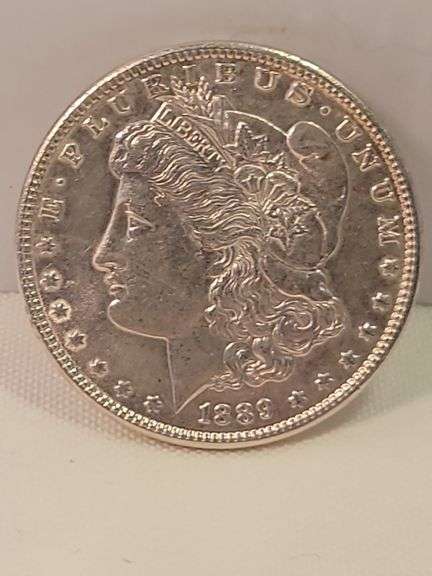 1889 Morgan Silver Dollar - AU