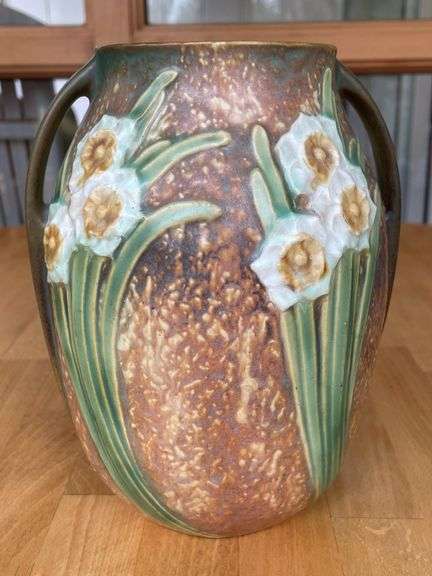 Roseville Jonquil Double-Handled Vase