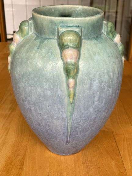 Roseville Topeo Vase – Blue – 9.25" – #662