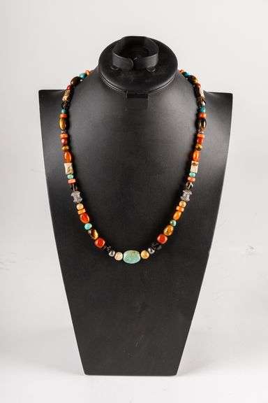 Designer Carolyn Pollack Sterling Silver Beaded Necklace and Bracelet Set