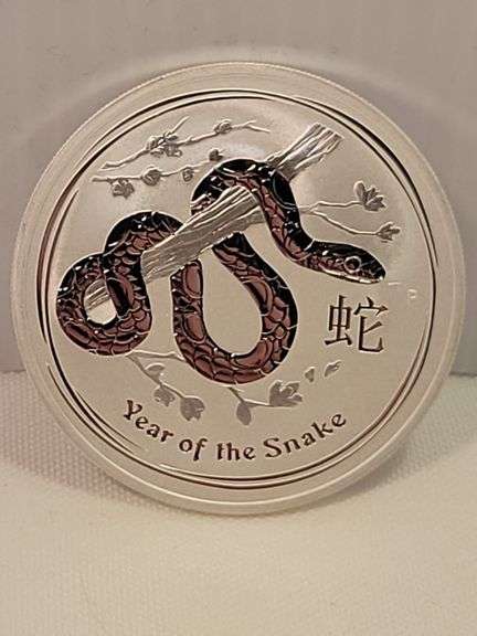 2013 Australia $1 Silver Snake