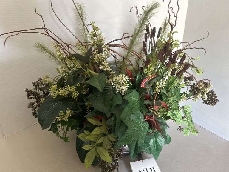 Designer Faux Floral Centerpiece